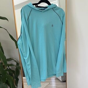 FootJoy x Four Seasons Aqua Striped Hoodie